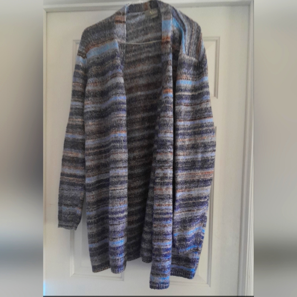 Natural Reflections, Size: Xl, Multicolor Cardigan